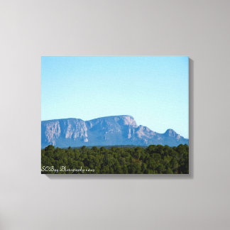 Las Vegas, NM Hermits Peak op Canvas Afdruk