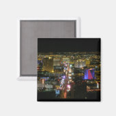 Las Vegas North Strip Aerial Uitzicht Magnet (Voorkant / Achterkant)