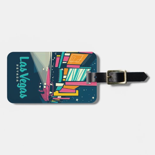 Las Vegas, NV Bagagelabel (Voorkant horizontaal)