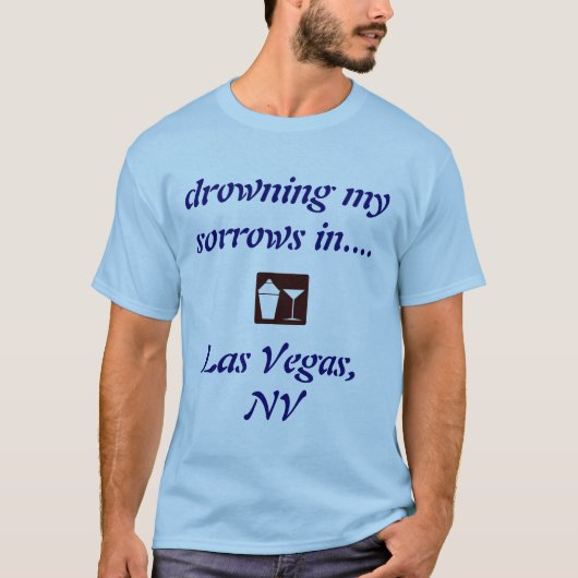 Las Vegas, NV DRINK SHIRT! T-shirt (Voorkant)