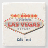 Las Vegas, NV Funny Welcome Sign Stenen Onderzetter (Voorkant)