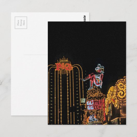 Las Vegas old Fremont Street Briefkaart (Voorkant / Achterkant)