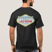 Las Vegas Onderteken dubbelzijdig T-shirt (Achterkant)