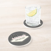 Las Vegas Onderzetter - jouw naam aanpassen (Zijkant)