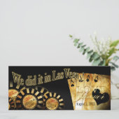 Las Vegas Ontvangst (neem contact met me op om te  Kaart (Staand voorkant)