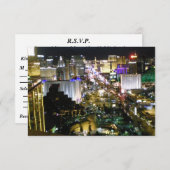 Las Vegas Ontvangst RSVP (Voorkant / Achterkant)