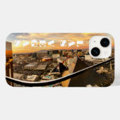 Las Vegas panorama uitzicht Premium Phone case (Achterkant (horizontaal))