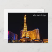 Las Vegas, Paris Hotel Feestdagenkaart (Voorkant / Achterkant)