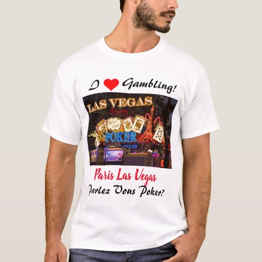 Las Vegas Paris T-Shirt (Voorkant)