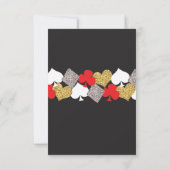 Las Vegas Party Accommodatie Kaarten Casino Weddin (Achterkant)