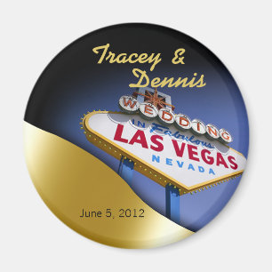 Las Vegas Passen getrouwd Casino Magnet Favor