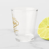 Las Vegas Persoonlijke huwelijksbriefing Favor Shot Glas (Rechts)