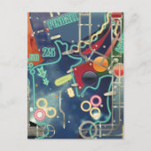 Las Vegas Pinball Machine Briefkaart (Voorkant)