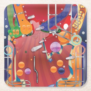 Las Vegas Pinball Machine Kartonnen Onderzetters