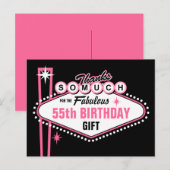 Las Vegas Pink Dank u Briefkaart (Voorkant / Achterkant)