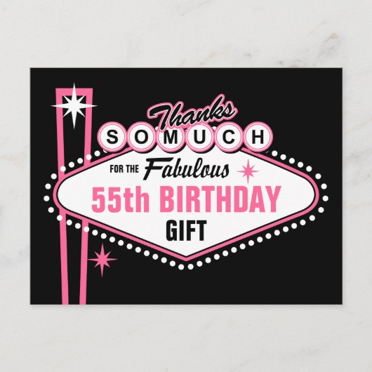 Las Vegas Pink Dank u Briefkaart (Voorkant)