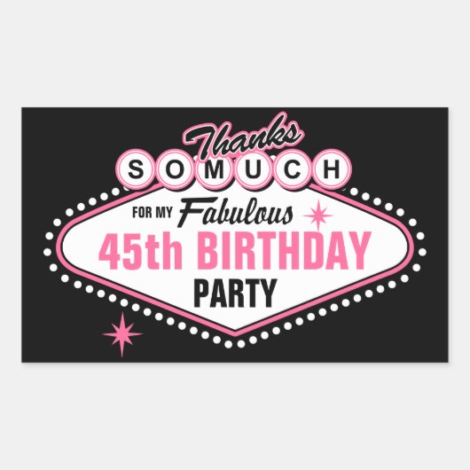 Las Vegas Pink Dank u Rechthoekige Sticker (Voorkant)