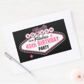 Las Vegas Pink Dank u Rechthoekige Sticker (Envelop)