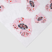 Las Vegas Pink Hearts Girly Tissuepapier (Detail)
