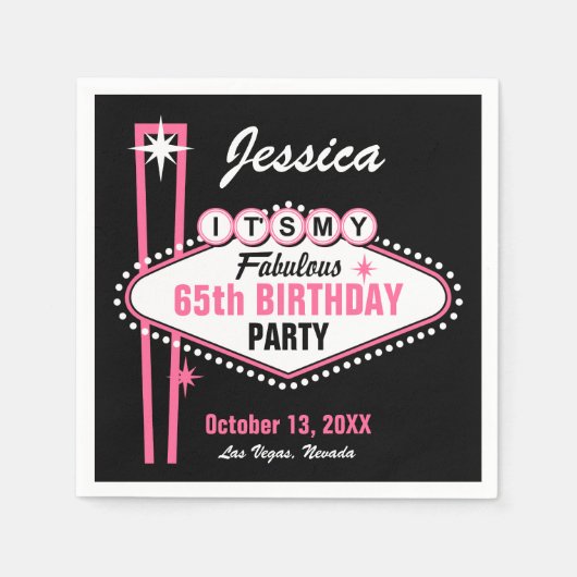 Las Vegas Pink, het is mijn Servet (Voorkant)