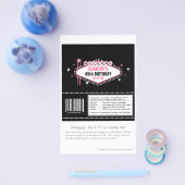 Las Vegas Pink Snoep Wrapper Flyer (Enkel)