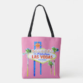 Las Vegas Pink Tote Bag (Achterkant)