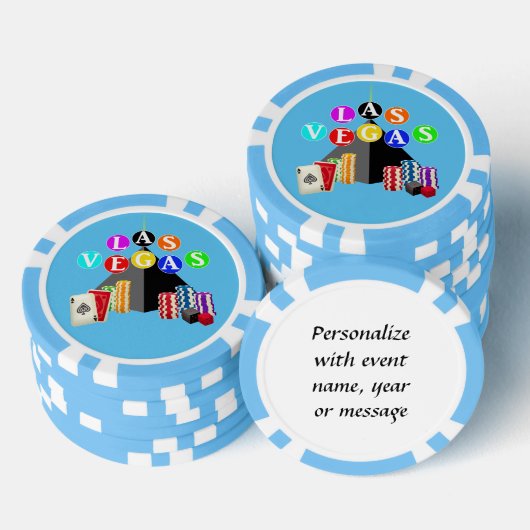 Las Vegas Piramide Poker Chips (Opstapeling)