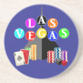Las Vegas Piramide Zandsteen Onderzetter (Voorkant)