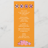Las Vegas Poker Chip Dice Bruiloft Buffet Menu (Voorkant)