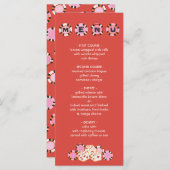 Las Vegas Poker Chip Dice Bruiloft Buffet Menu (Voorkant / Achterkant)