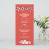 Las Vegas Poker Chip Dice Bruiloft Buffet Menu (Staand voorkant)