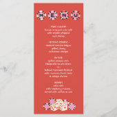 Las Vegas Poker Chip Dice Bruiloft Buffet Menu (Voorkant)