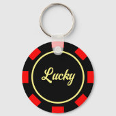 Las Vegas poker chip marker aangepaste metalen sle Sleutelhanger (Voorkant)
