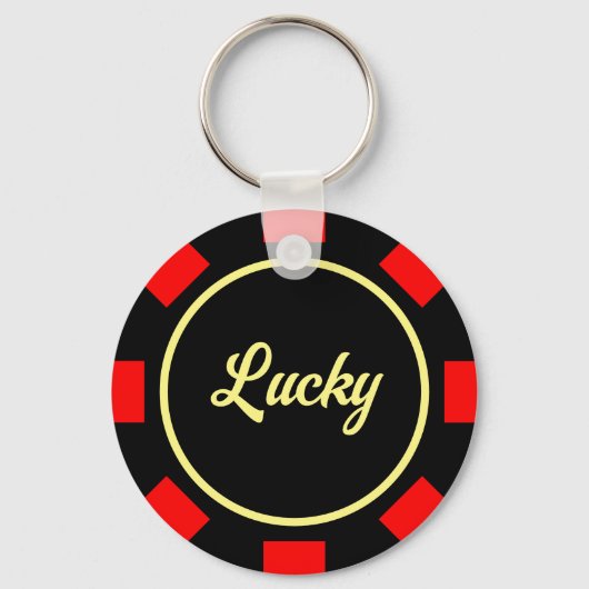 Las Vegas poker chip marker aangepaste metalen sle Sleutelhanger (Voorkant)