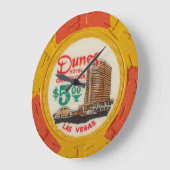  Las Vegas Poker Chip Modern Acryllic Clock Grote Klok (Hoek)