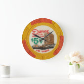  Las Vegas Poker Chip Modern Acryllic Clock Grote Klok (Huis)