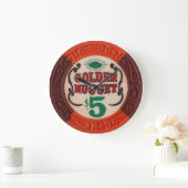 Las Vegas Poker Chip Modern Acryllic Clock Grote Klok (Huis)