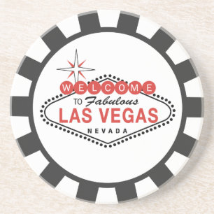 Las Vegas Poker Chip onderzetters