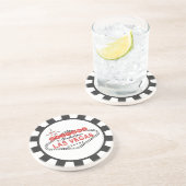 Las Vegas Poker Chip onderzetters (Zijkant)