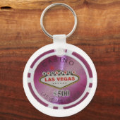 Las Vegas Poker Player Sleutelhanger (Voorkant)