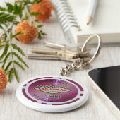 Las Vegas Poker Player Sleutelhanger (Zijkant)