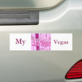 Las Vegas Pop Art Retro Bumpersticker (Op auto)