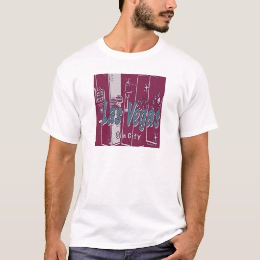 Las Vegas Pop Art T-shirt (Voorkant)