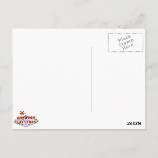 Las Vegas Post Kaart (Achterkant)
