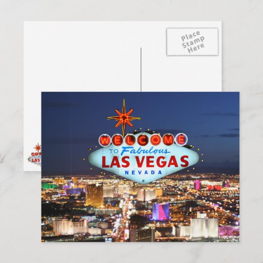 Las Vegas Post Kaart (Voorkant / Achterkant)