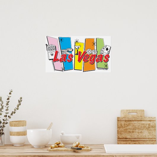 Las Vegas- Poster (Keuken)