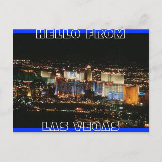 las vegas-postkaart briefkaart