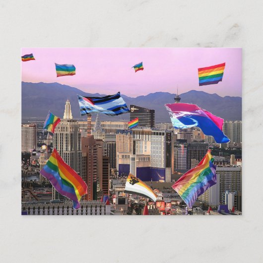 Las Vegas Pride Briefkaart (Voorkant)