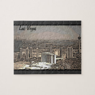 Las Vegas  puzzle schilderachtig stad Legpuzzel
