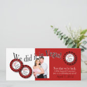 Las Vegas Reception (contacteer me om 4u te person Kaart (Staand voorkant)